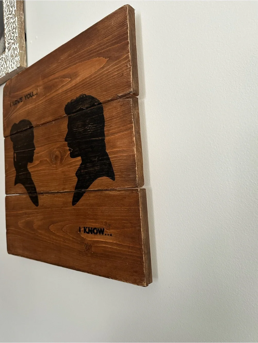 Star Wars Wall Decor- Han Solo Princess Leia